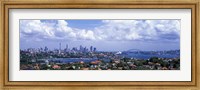 Framed Cityscape, Harbor, Sydney, Australia