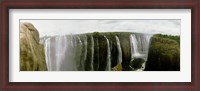 Framed Water falling into a river, Victoria Falls, Zimbabwe, Africa