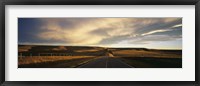 Framed Road, Montana, USA