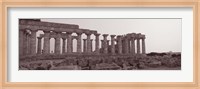 Framed Acropolis Selinunte Archeological Park, Italy