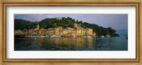 Framed Town at the waterfront, Portofino, Italy