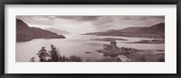 Framed Eilean Donan Castle on Loch Alsh & Duich Scotland