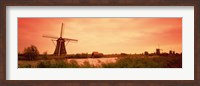 Framed Windmill, Kinderdigk, Netherlands
