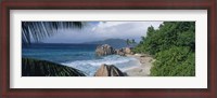 Framed Indian Ocean La Digue Island Seychelles