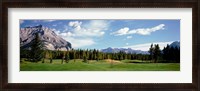 Framed Golf Course Banff Alberta Canada