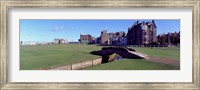 Framed Footbridge in a golf course, The Royal and Ancient Golf Club of St Andrews, St. Andrews, Fife, Scotland