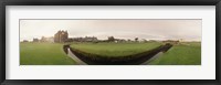 Framed Golf course with buildings in the background, The Royal and Ancient Golf Club, St. Andrews, Fife, Scotland