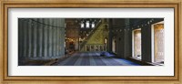 Framed Interior of a mosque, Istanbul, Turkey
