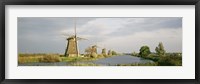 Framed Windmills in Holland