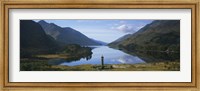 Framed High angle view of a monument near a lake, Glenfinnan Monument, Loch Shiel, Highlands Region, Scotland