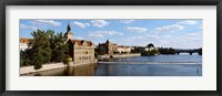 Framed Vltava River, Prague, Czech Republic