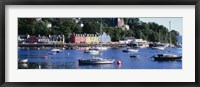 Framed Boats docked at a harbor, Tobermory, Isle of Mull, Scotland