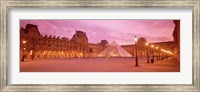 Framed Low angle view of a museum, Musee Du Louvre, Paris, France