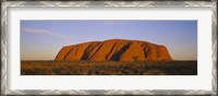 Framed Ayers Rock, Uluru-Kata Tjuta National Park, Northern Territory, Australia