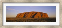 Framed Ayers Rock, Uluru-Kata Tjuta National Park, Northern Territory, Australia