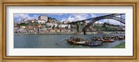 Framed Bridge Over A River, Dom Luis I Bridge, Douro River, Porto, Douro Litoral, Portugal