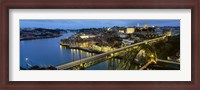 Framed Bridge across a river, Dom Luis I Bridge, Oporto, Portugal