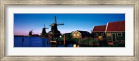 Framed Windmills Zaanstreek Netherlands