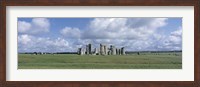 Framed England, Wiltshire, View of rock formations of Stonehenge