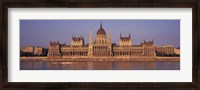 Framed Hungary, Budapest, View of the Parliament building