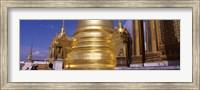 Framed Golden stupa in a temple, Grand Palace, Bangkok, Thailand
