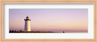 Framed Edgartown Lighthouse, Marthas Vineyard, Massachusetts, USA