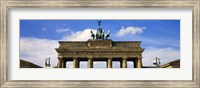 Framed High section view of a memorial gate, Brandenburg Gate, Berlin, Germany