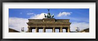 Framed High section view of a memorial gate, Brandenburg Gate, Berlin, Germany