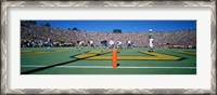Framed Football Game, University Of Michigan, Ann Arbor, Michigan, USA