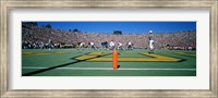 Framed Football Game, University Of Michigan, Ann Arbor, Michigan, USA