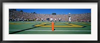 Framed Football Game, University Of Michigan, Ann Arbor, Michigan, USA