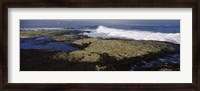 Framed Rock formations at the coast, Fernandina Island, Galapagos Islands, Ecuador