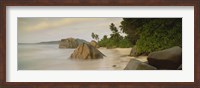 Framed Rocks On The Beach, La Digue Island, Seychelles