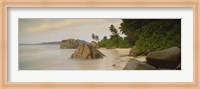Framed Rocks On The Beach, La Digue Island, Seychelles