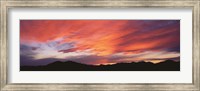 Framed Sunset over Black Hills National Forest Custer Park State Park SD USA