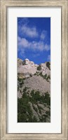 Framed Sculptures of US presidents carved on the rocks of a mountain, Mt Rushmore National Monument, South Dakota, USA