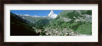 Framed Zermatt, Switzerland (horizontal)