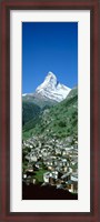 Framed Zermatt, Switzerland (vertical)