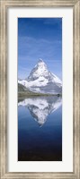 Framed Matterhorn, Zermatt, Switzerland (vertical)