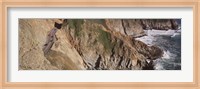 Framed USA, California, Big Sur, Pacific Coast Highway 1, High angle view of freeway