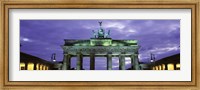 Framed Low Angle View Of The Brandenburg Gate, Berlin, Germany