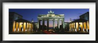 Framed Low angle view of a gate, Brandenburg Gate, Berlin, Germany