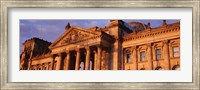Framed Facade Of The Parliament Building, Berlin, Germany