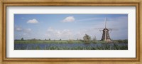 Framed Netherlands, Traditional windmill in the village