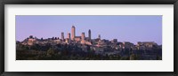 Framed San Gimignano, Tuscany, Italy