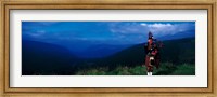 Framed Bagpiper Scottish Highlands Scotland