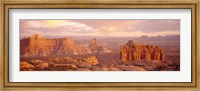 Framed Rock formations on a landscape, Canyonlands National Park, Utah, USA