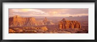 Framed Rock formations on a landscape, Canyonlands National Park, Utah, USA