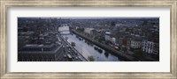 Framed High angle view of a city, Dublin, Leinster Province, Republic of Ireland