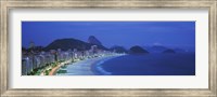 Framed Beach, Copacabana, Rio De Janeiro, Brazil